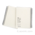 PP Copertura glassata Eye-Protection Spiral Grid Lines Notebook